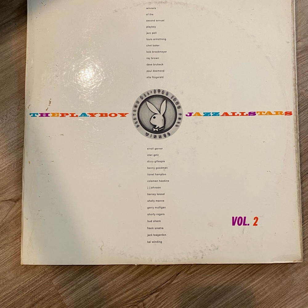 The Playboy Jazz All Stars Vol. 2 Vinyl Record vintage original pressing